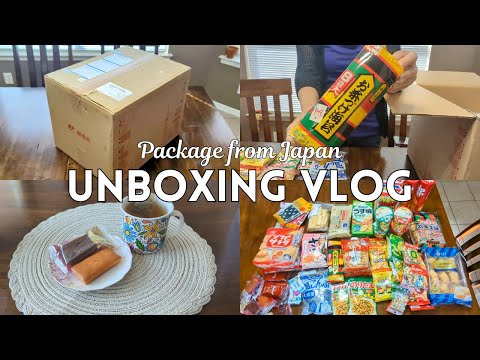 【Package from JAPAN】What's in the box!? Japanese snacks. Living in USA! Mexican food Lunch😋