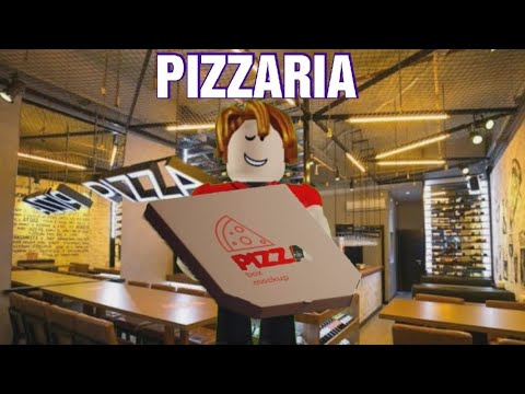 TRABALHEI EM UMA PIZZARIA no ROBLOX!