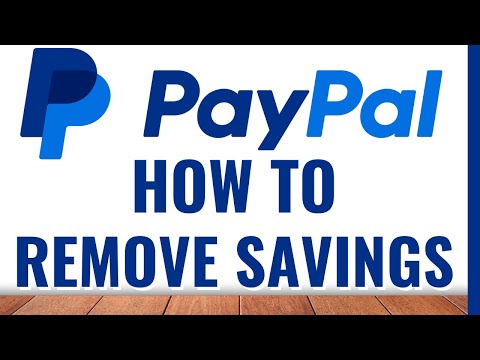 PayPal Savings Account How to Move Money Out (Desktop)