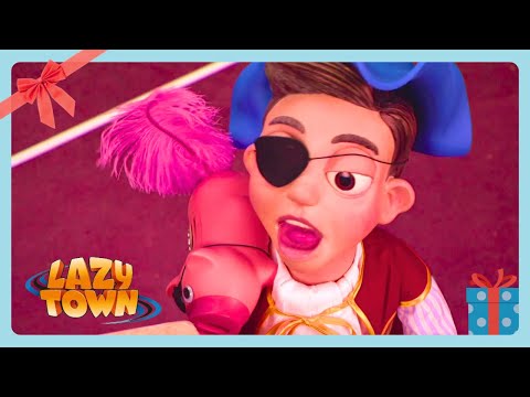 BRAND NEW LAZY TOWN! | PIRATES! | MEGA COMPILATION FOR KIDS | Fun & educational | WildBrain Bananas