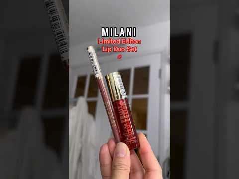 Great #Drugstore LipOil Duo from #Milani 💋 #lipoil #giftset #affordable #lipliner #lipcombo #shorts