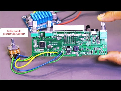 Trolley Module - Audio Output direct connect in amplifier ?