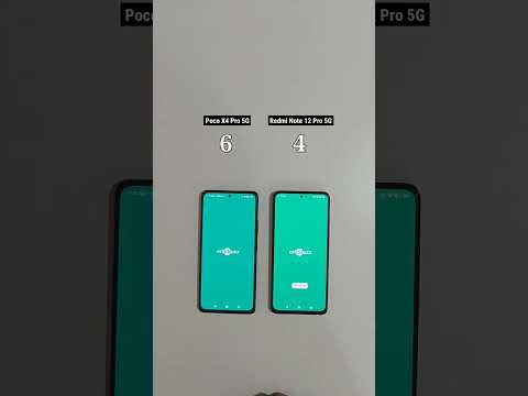 Poco X4 Pro 5G vs Redmi Note 12 Pro 5G Speed Test #shorts #viral #youtubeshorts #redmi #youtube