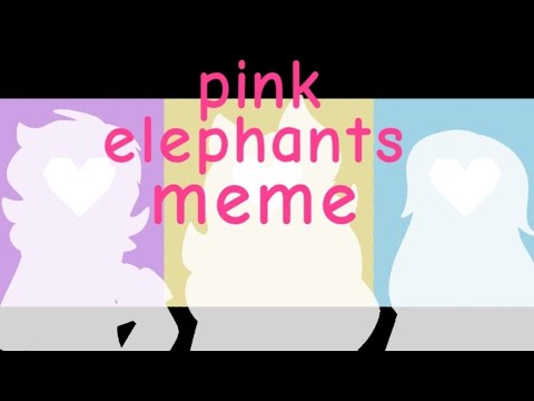 Pink Elephants meme/animation•