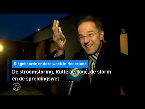 De stroomstoring, Rutte als logé, de storm en de spreidingswet | Hart van Nederland