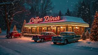 🎄🎄1950's Coffee Diner Christmas Time: Classic Christmas Songs & Vintage Ambience ❄️🎄