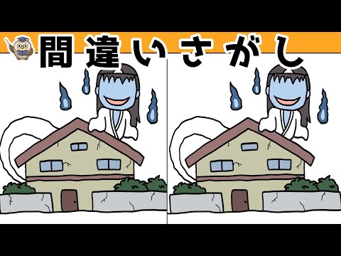 【間違い探しクイズ】難しいけど面白い！3つの間違いを探そう＃