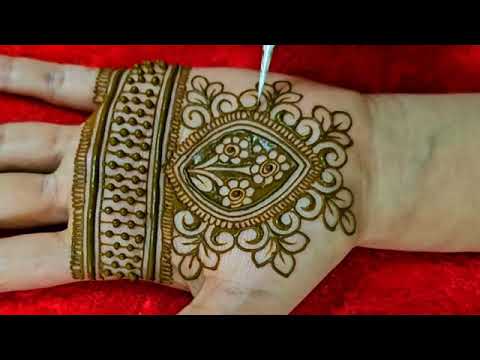 latest mehendi ❤//very easy mehendi design simpal mehendi design 🥰✨❤️