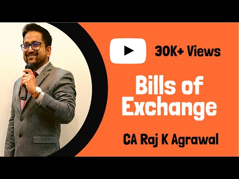 Bills of Exchange for CA CPT Accounting