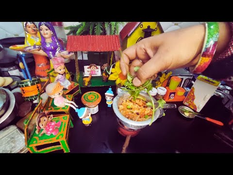 Miniature Vegitebal Biryani |Restorent Style 🥦🥕🌽Veg Biryani |Miniature Cooking👨‍🍳