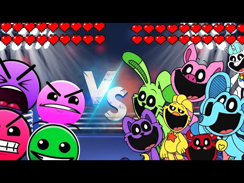 All Poppy Playtime catnap bubba bubbaphant titan dogday meme battle animation