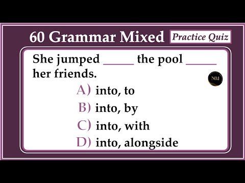 60 Grammar Tenses Quiz | Test Your English Level With This Grammar Test | No.1 Quality English