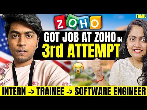 VeraLevel😳Finally to ZOHO as Software Engineer-Salary, Interview Ques,Rounds Revealed🔴🔥