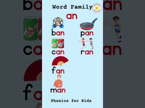 Word Family -an #shorts  #phonics