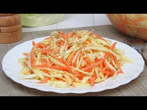 SURPRISES EVERYONE who tries it for the FIRST TIME! Awesomely DELICIOUS CABBAGE and CARROT SALAD