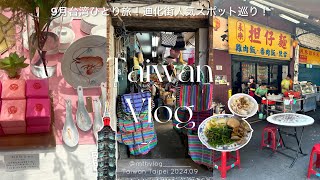 【 Taiwan vlog 】台湾ひとり旅🇹🇼① | 迪化街、ここに行ったら間違いない🧧 | 工事中の寧夏夜市レポ🫡 | 台湾 台北旅行