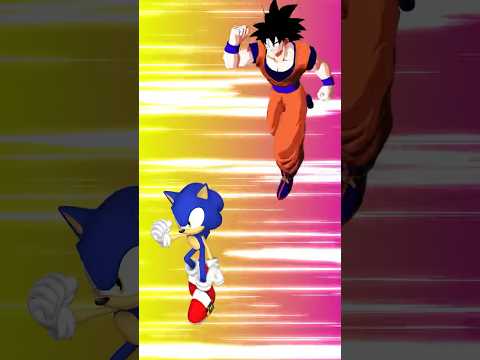 Goku vs Sonic #anime