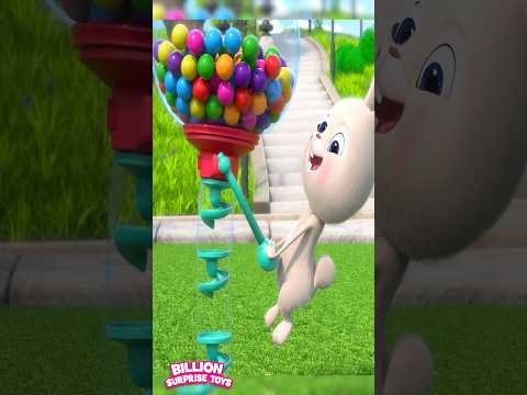 Humpty helps Bunny to get gumballs ❤️ - ABCs and 123s #shorts #billionsurprisetoys