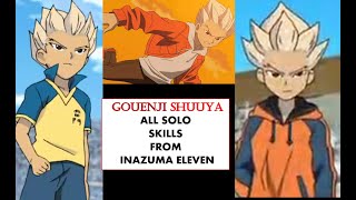 Gouenji Shuuya - solo skills from Inazuma Eleven