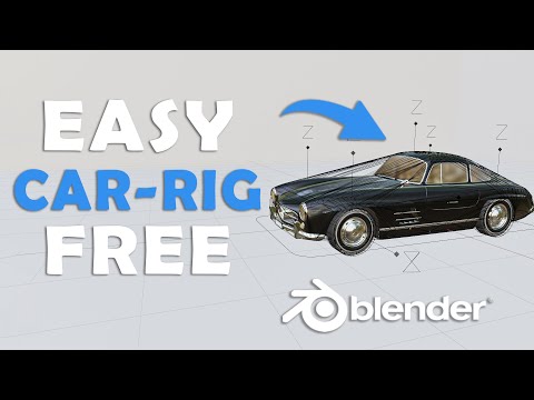 Free Car Rig in Blender 4.2 Tutorial! [RBC Addon]