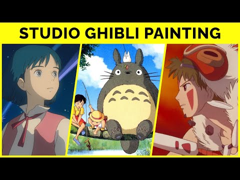 🔴 Studio Ghibli Acrylic Painting - PONYO! (Beginner Friendly) ft. Fei