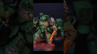 How to paint warhammer 40,000 salamander terminators #spacemarines #warhammer