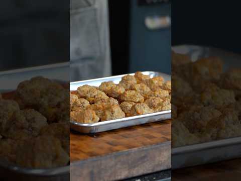 Matt's got these Smoked Sausage Balls loaded with savory goodness on the Blackstone Pellet Grill!