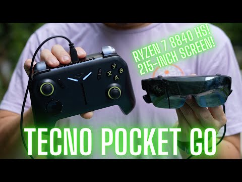 Tecno Pocket Go Review: Large Screen Gaming Anywhere w/ AMD Ryzen 7