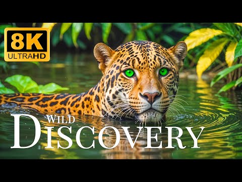 Wild Discovery 8K ULTRA HD🐅Relaxing Movie With Soothing Piano Music