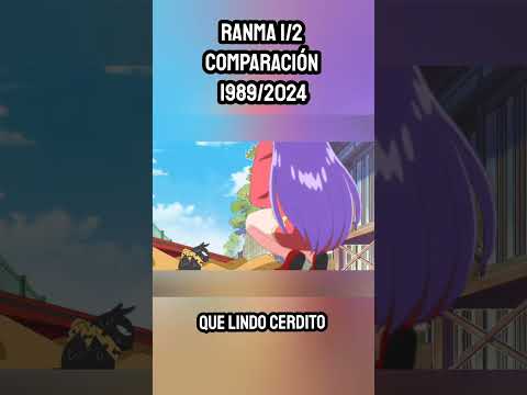 Que lindo CERDITO - COMPARACIÓN Ranma 1/2 Serie CLÁSICA 1989 VS Remake  2024