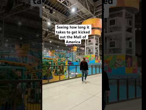 I had the entire Mall of America to myself!