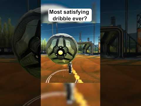 Most satisfying dribble ever?? #rl #rocketleaguefreestyle #rocketleague