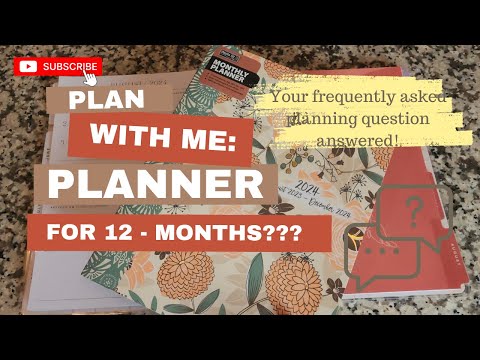 Plan with Me: Frequently Asked Planner Question| Annual Planning