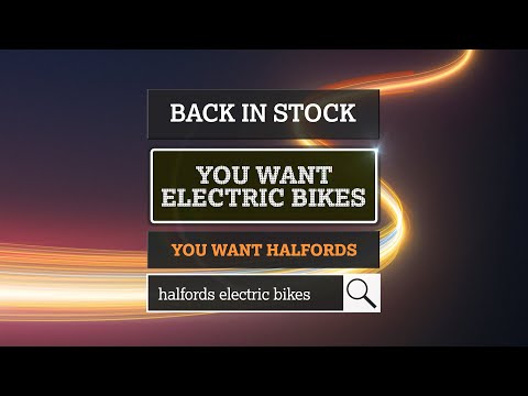 You Want Electric Bikes | Halfords UK