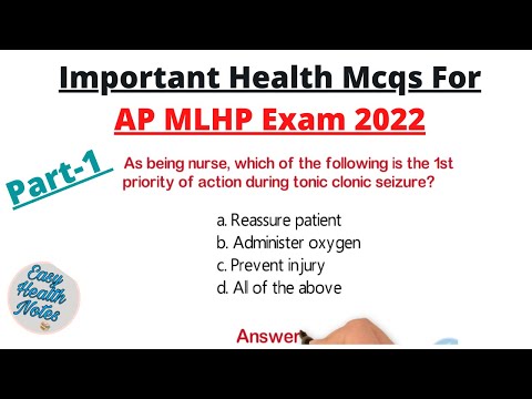 Important Multiple Choice Questions (mcqs)।। AP MLHP/CHO exams।। Model set (Part-1) ।। 2022