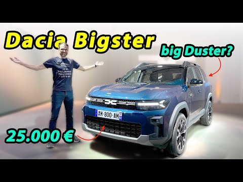 Dacia Bigster PREMIERE REVIEW - the big brother of the Duster!