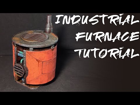 Industrial Furnace Terrain Tutorial - Necromunda, Warhammer 40k, Kill Team