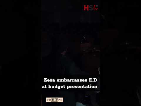 The moment Zesa, engineer’s embarrassed ED.  Threw Mthuli Ncube’s budget into darkness