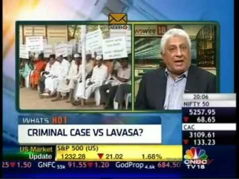 AJIT GULABCHAND talks about Lavasa on CNBC 1Nov11