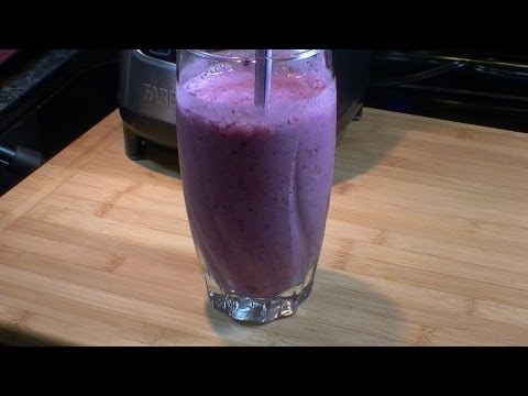 Mixed Berry Milk shake   Healty and Easy Desert