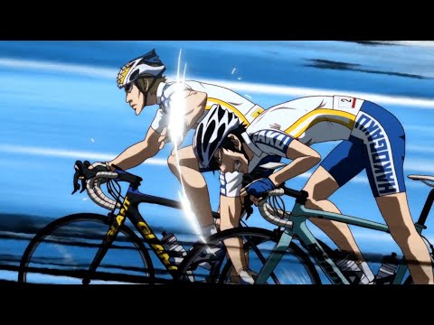 Yowamushi Pedal 2nd Season || 箱根への憎しみから荒北に頭突きをする待宮。荒北は待宮を倒し、レース後に友達になれるようソーダを買うことを約束する。|| 弱虫ペダル #4