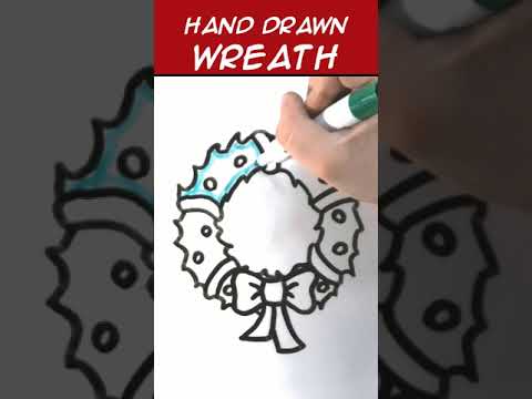 Hand Drawn Wreath