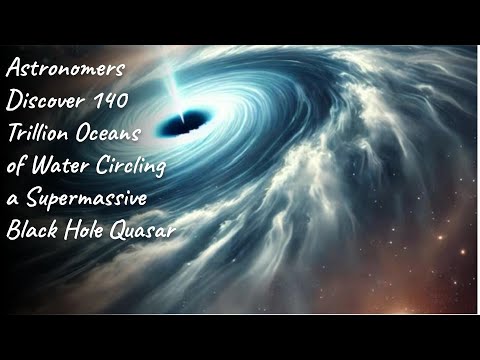 Astronomers Discover 140 Trillion Oceans of Water Circling a Supermassive Black Hole Quasar