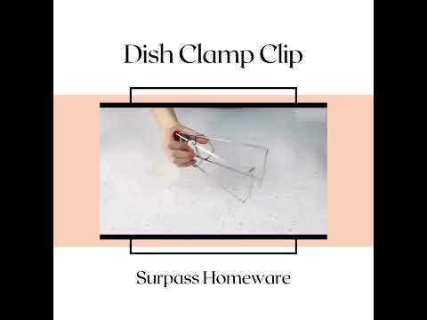 Dish Clamp Clip, Anti-Scald Foldable Bowl Plate Pot Gripper Holder Tong  #kitchenessential #clips