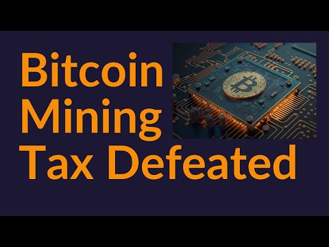 Bitcoin Mining Tax Defeated (Debt Ceiling Deal)