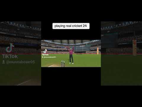 Playing real cricket game 24 #rc24 #realcricket24