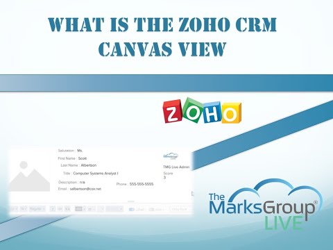 What Is The Zoho CRM Canvas View?