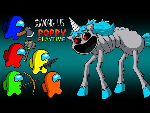 어몽어스 | AMONG US vs. CRAFTYCORN | Poppy Playtime Chapter 4 | Among Us Animation