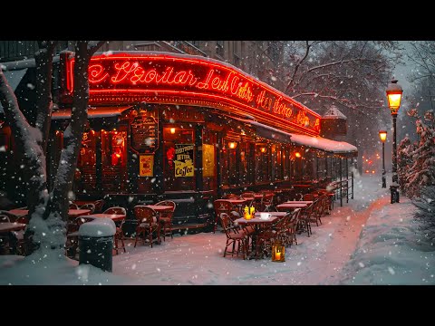 Soothing Jazz for a Calm Mood ☕ Winter Coffee Ambience and Deep Piano Jazz ~ Coffee Jazz Music