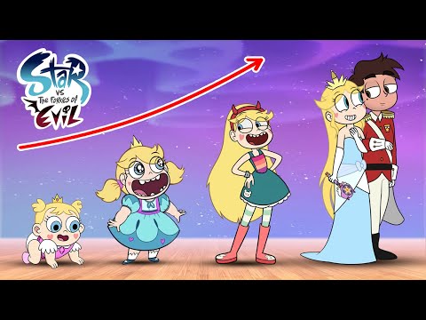 Star Vs The Forces of Evil: From Birth To Old Age All Characters!